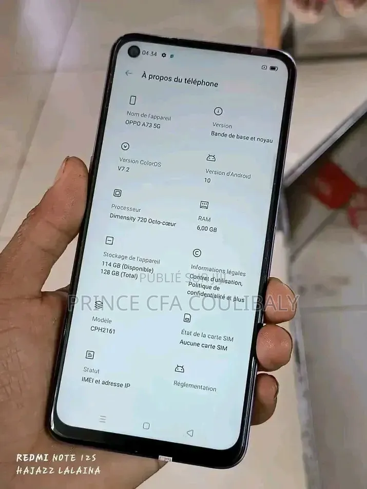 Nouveau Oppo A17 128 GB Violet