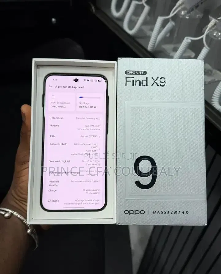 Nouveau Oppo Find X9 5G 512 GB Blanc