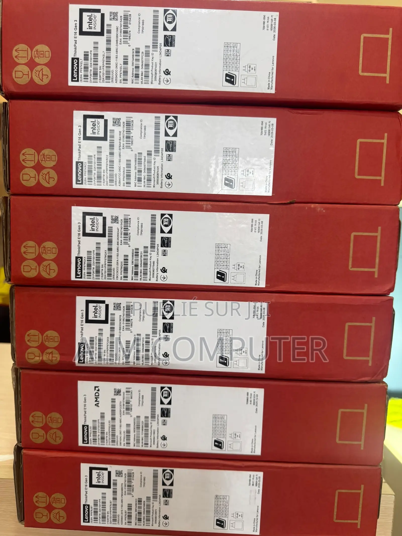 Nouveau Lenovo ThinkPad E16 Gen 3 16GB Intel Core Ultra 5 SSD 512GB