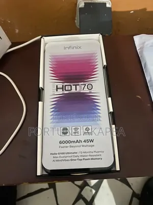 Nouveau Infinix Hot 70 128 GB Noir