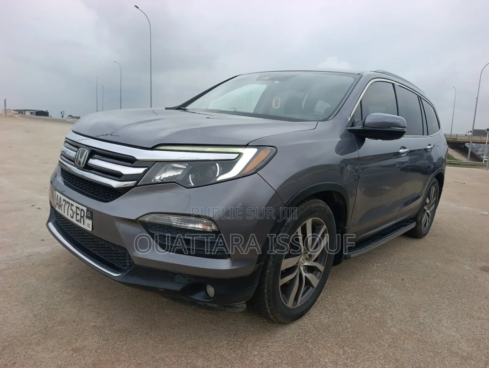 Honda Pilot Elite 4dr AWD (3.5L 6cyl 9A) 2017 Gris