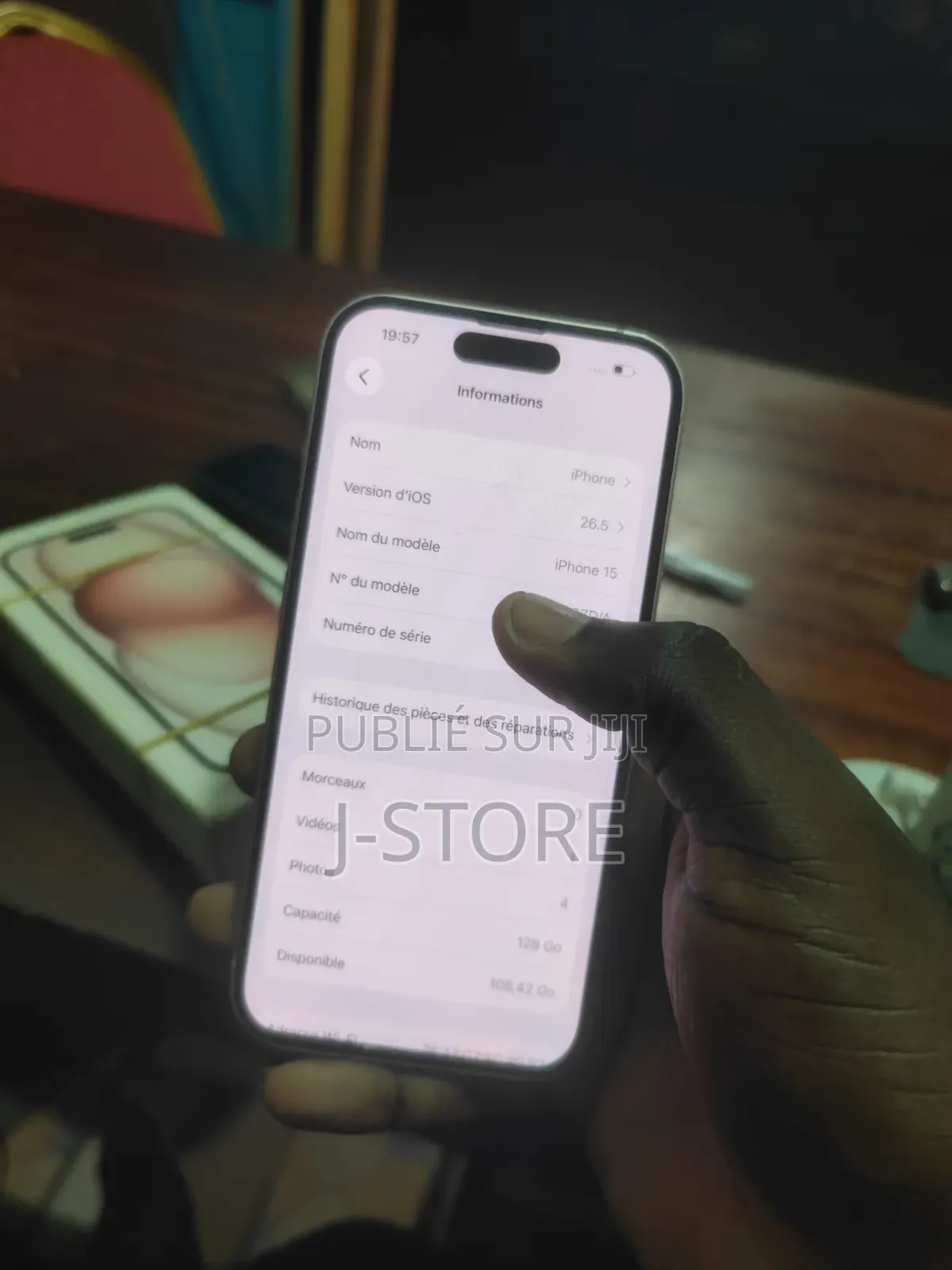 Apple iPhone 15 128 GB Rose