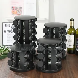 Ensemble De Bocaux À Condiments en Verre Multifonctionnels