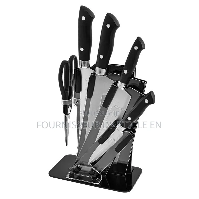 Ensemble Complet De Couteaux De Cuisine