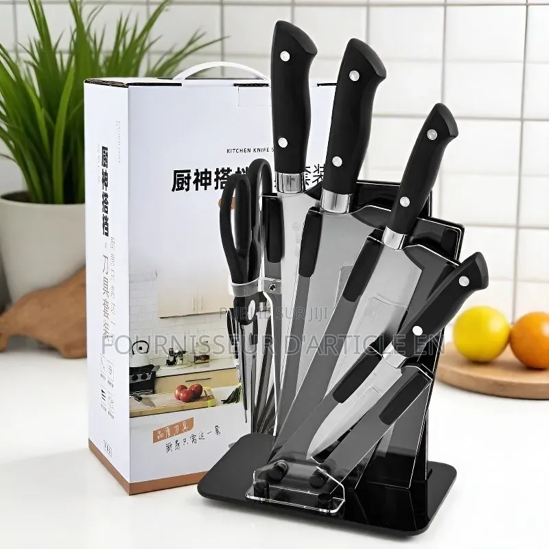 Ensemble Complet De Couteaux De Cuisine