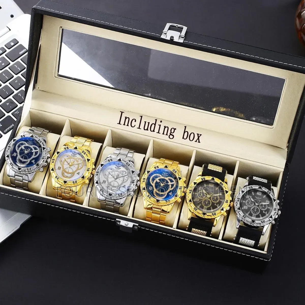 Coffret De Six Montres, Montre De Soirée Tendance Pour Homme