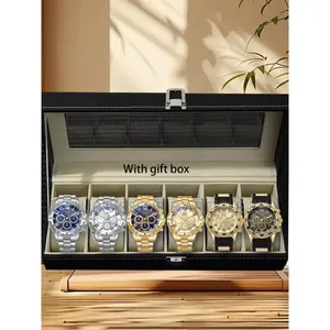 Coffret De Six Montres, Montre De Soirée Tendance Pour Homme