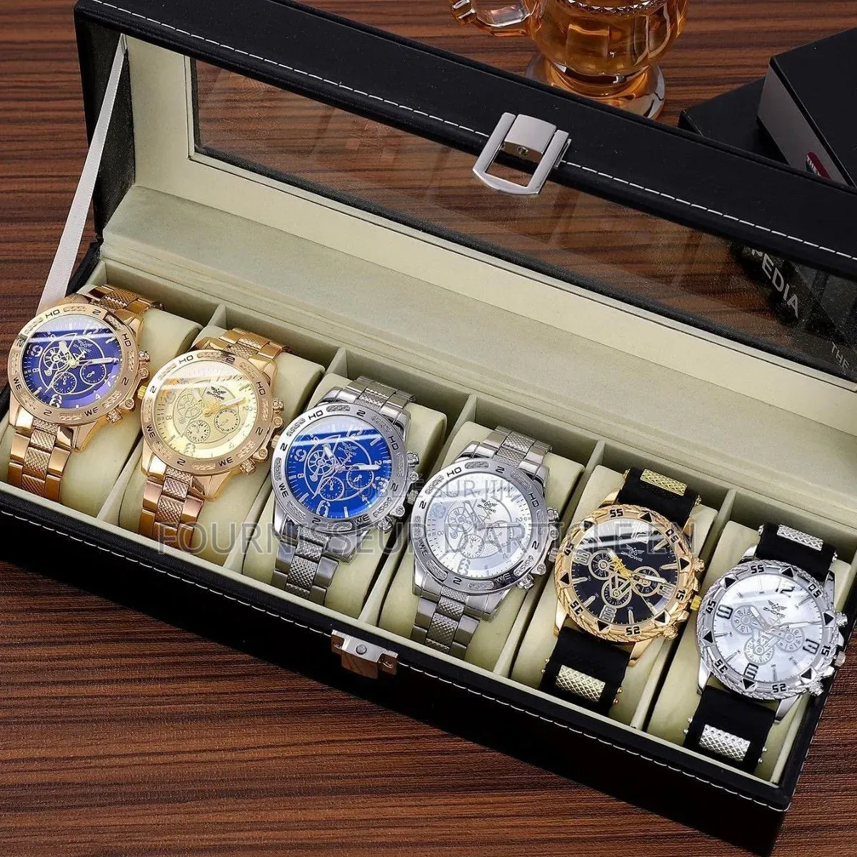Coffret De Six Montres, Montre De Soirée Tendance Pour Homme