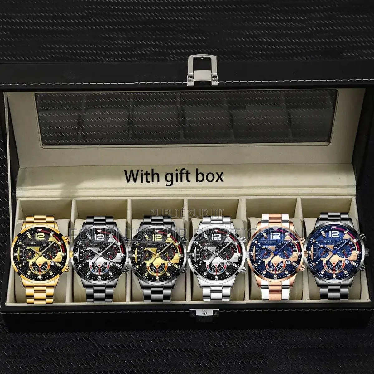 Coffret De Six Montres, Montre De Soirée Tendance Pour Homme