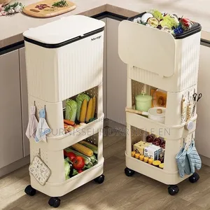 Poubelle De Cuisine Grande Capacité Avec Couvercle
