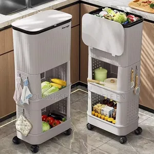 Poubelle De Cuisine Grande Capacité Avec Couvercle