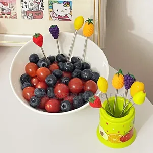 Ensemble De Fourchette De Fruits