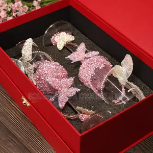 Kit Cadeau De Mariage Pour Verres À Champagne Papillon