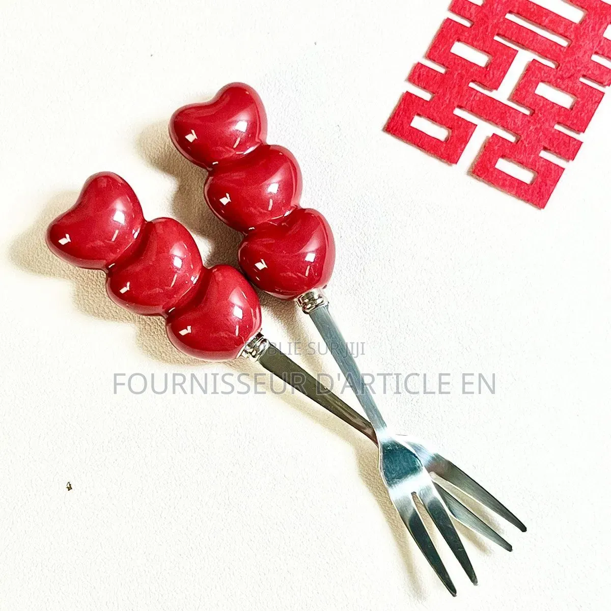 Ensemble De Fourchettes À Fruits,