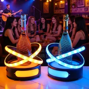 Support De Siège De Bar/KTV Lumineux Avec Éclairage d'Ambiance LED