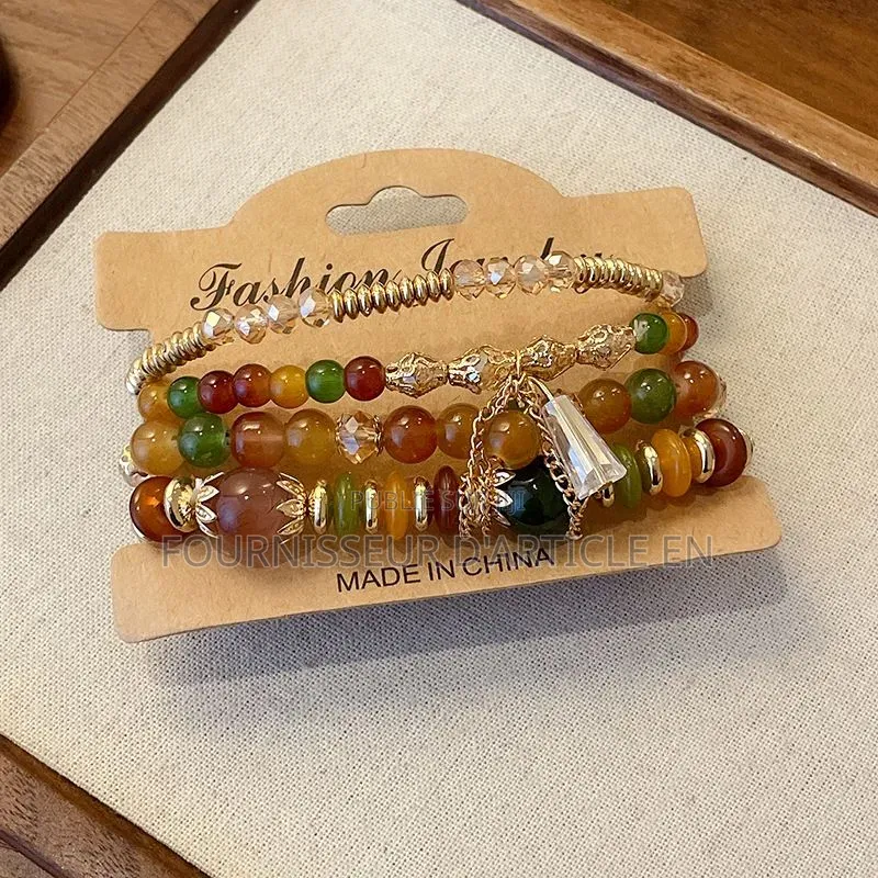Bracelet Bohème en Cristal Orné De Papillons