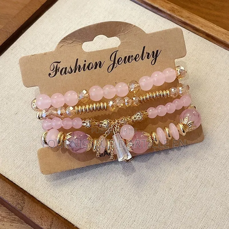 Bracelet Bohème en Cristal Orné De Papillons