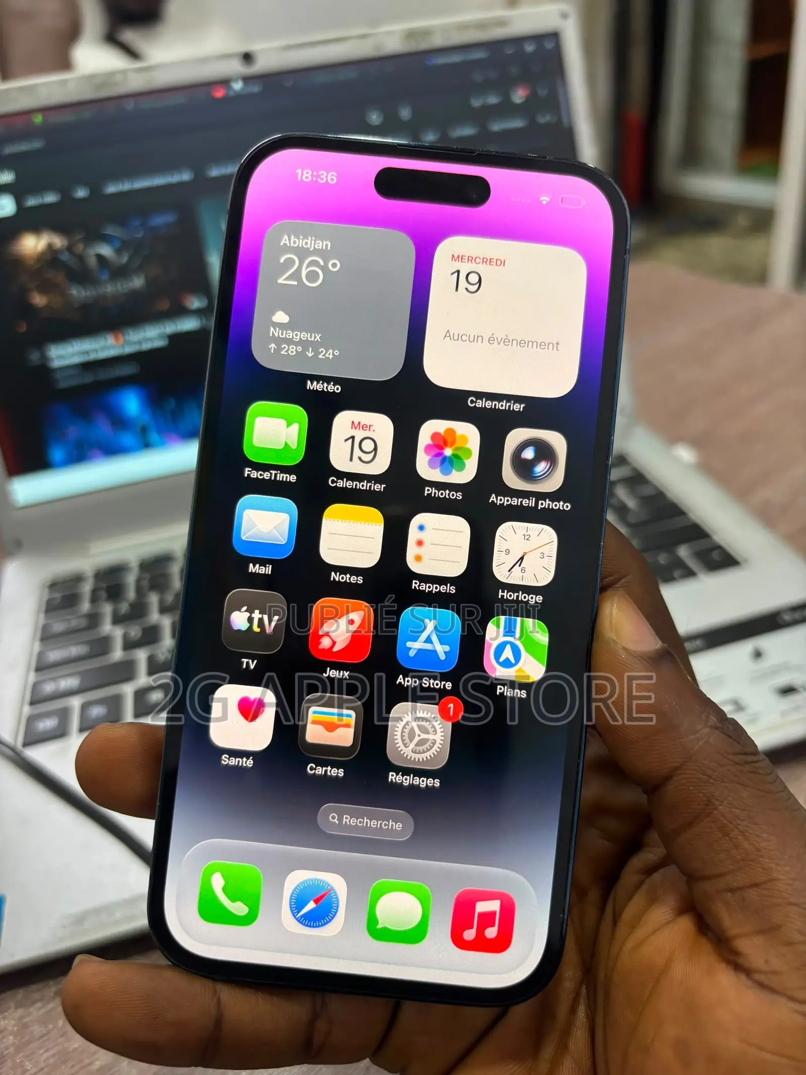 Nouveau Apple iPhone 14 Pro 128 GB Gris