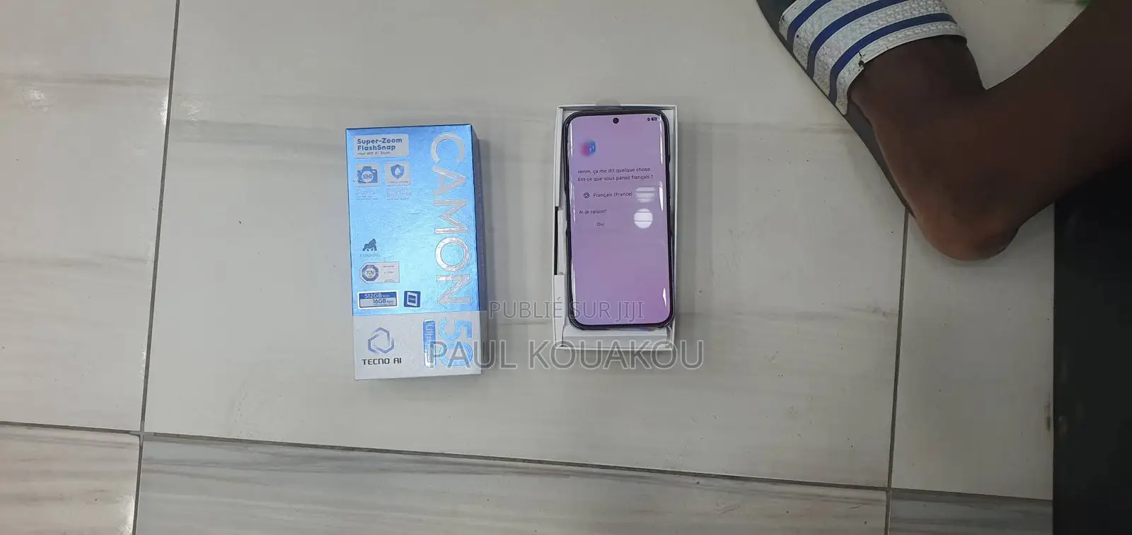 Nouveau Tecno Camon 50 Pro 256 GB Gris