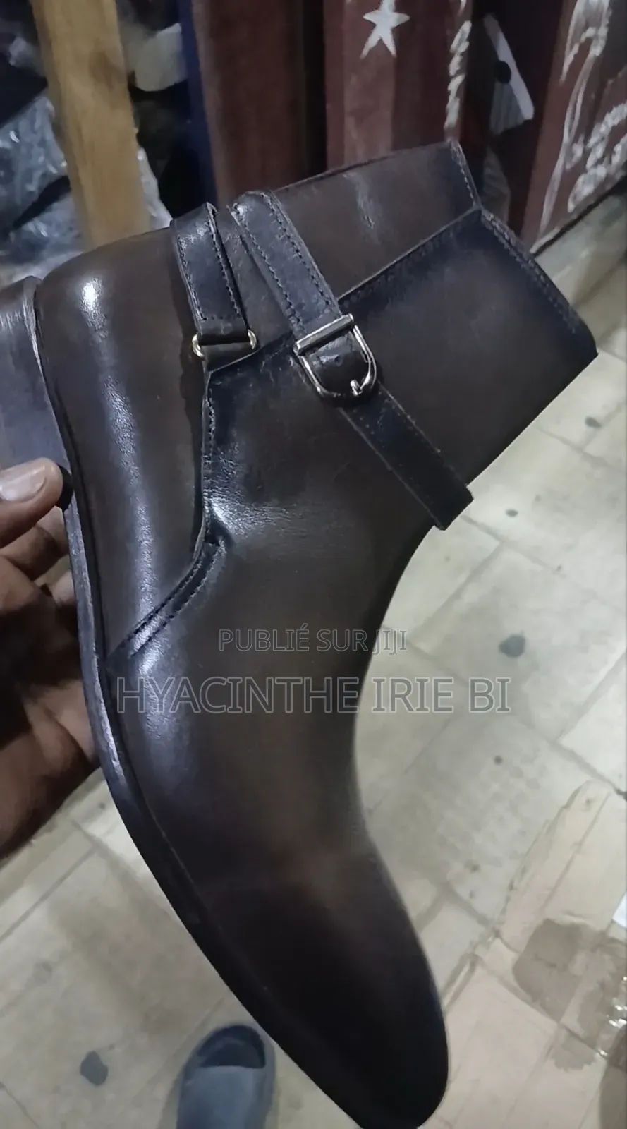 Boots Matière Cuir Veritable Authentique Original Authentique
