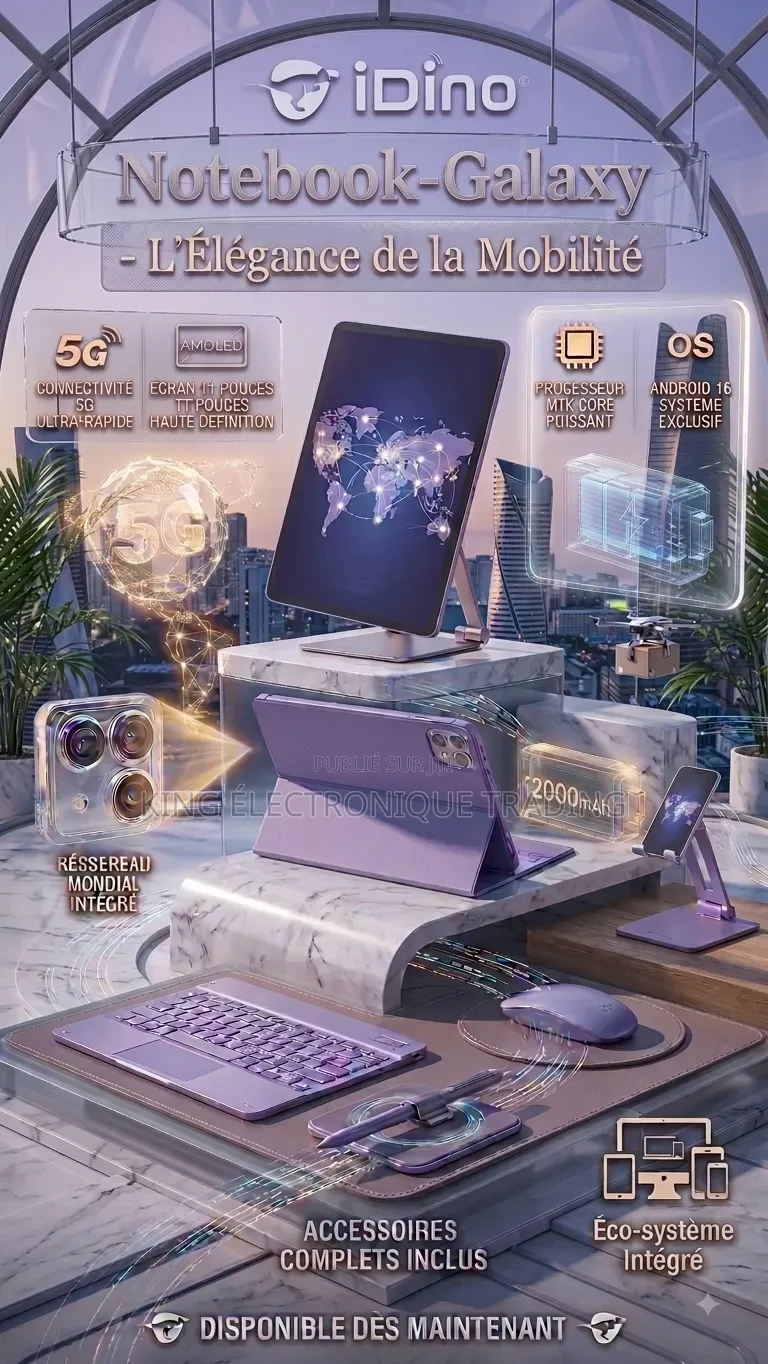 Nouveau Idino Notebook Galaxy 512 GB Autre