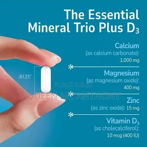 Calcium Magnésium Zinc Et D3