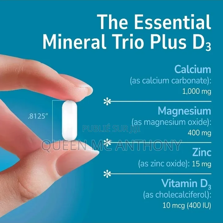 Calcium Magnésium Zinc Et D3