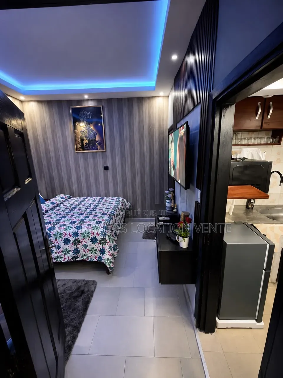 Meublé 1chbre Appartement dans Mt Services Location, Cocody à Louer
