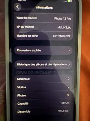 Apple iPhone 13 Pro 128 GB Doré