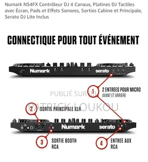 Numark NS4FX Contrôleur Dj 4 Canaux