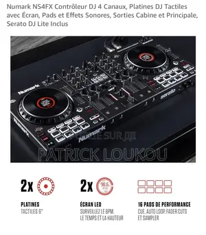 Numark NS4FX Contrôleur Dj 4 Canaux