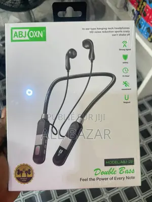 Écouteur Bluetooth Tour De Cou Sport - Batterie 72H (Neuf)