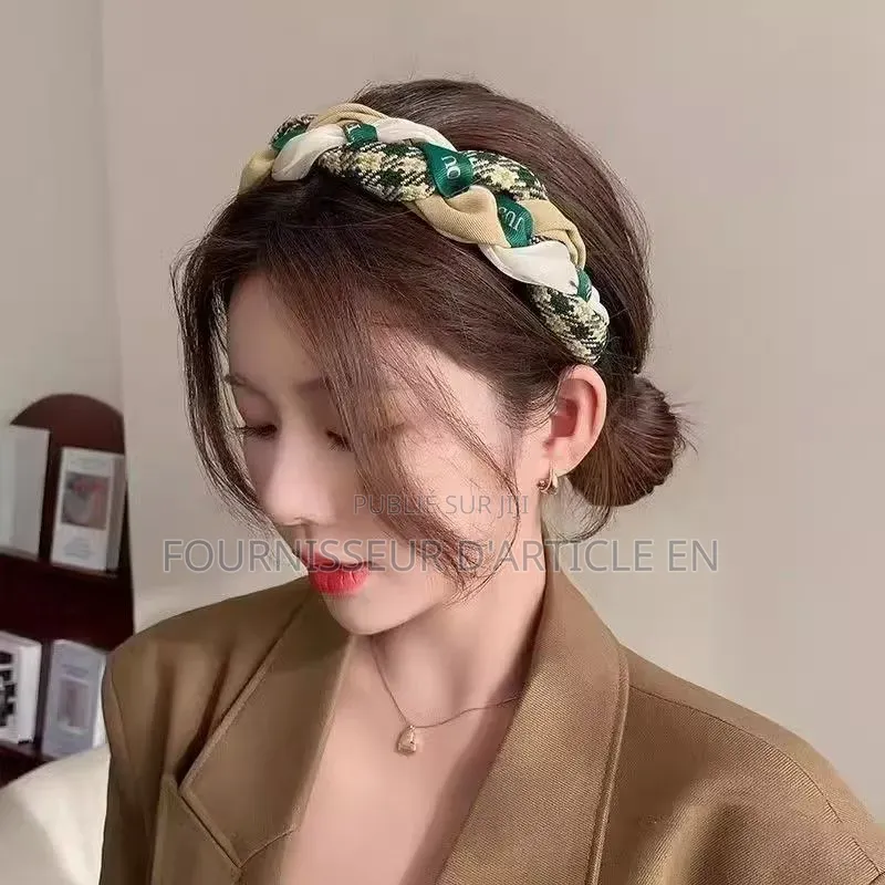 Bandeau Rétro Tressé Pour Femme.