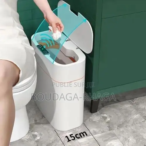 Poubelle Intelligente Rechargeable 16L Pour Chambre Salle De Bain.