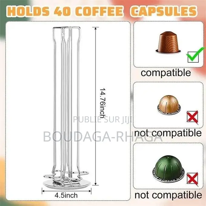 Porte Capsules Classic Espresso