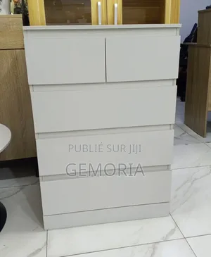 Commode Moderne 4 Tiroirs – Élégance Grand Rangement