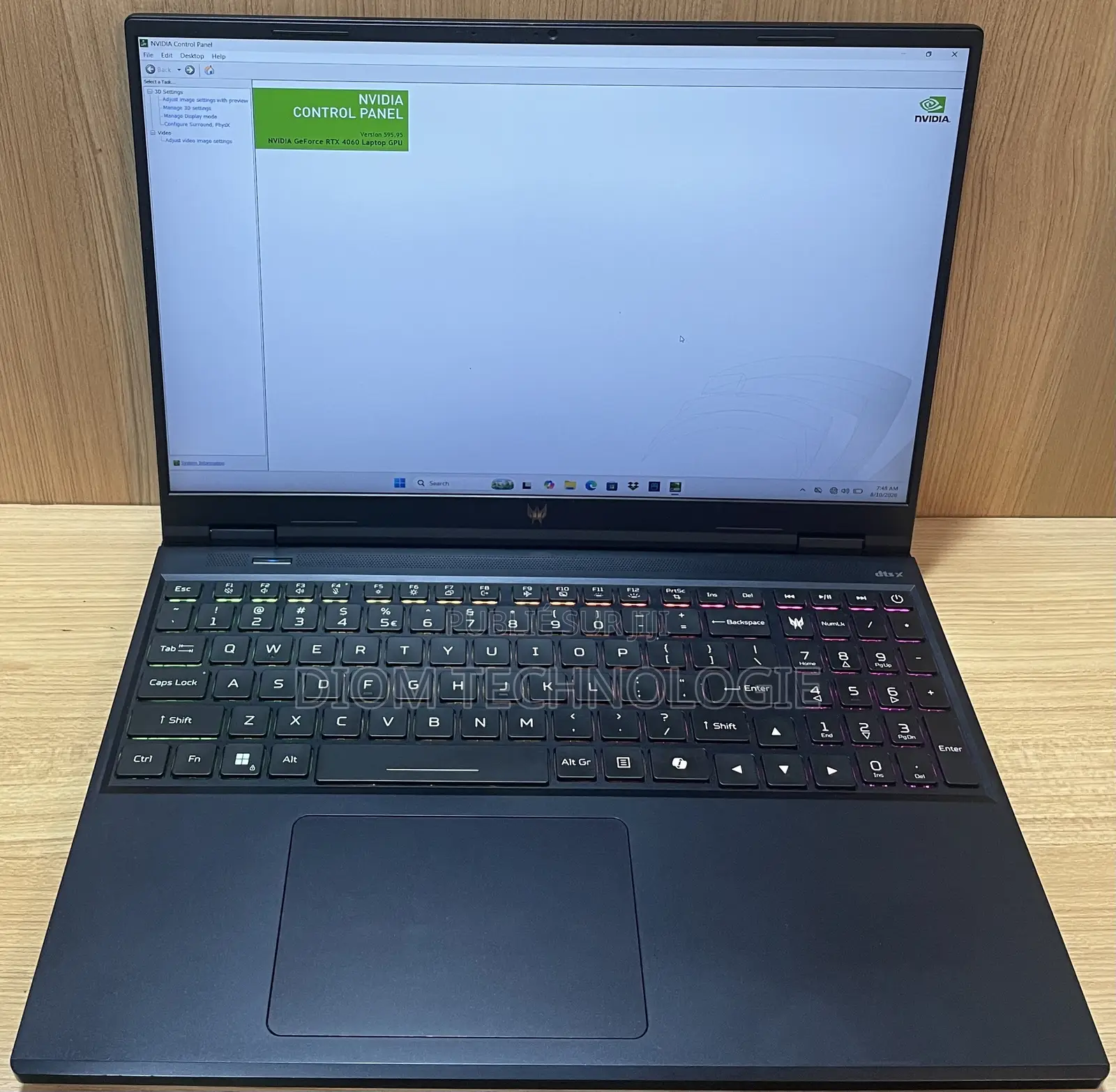 Ordinateur portable Acer Predator Helios 16 32GB Intel Core i9 SSD 1T