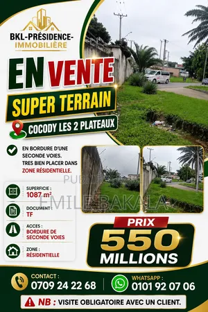 Terrains Cocody Les 2 Plateaux