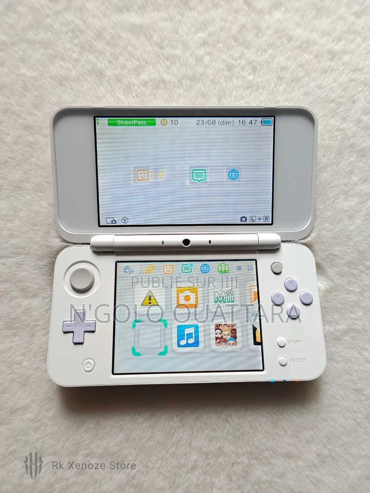 New 2ds XL Blanc Cracker + Jeux