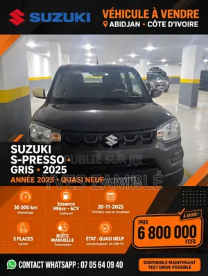 Suzuki S-Presso 2025 Noir