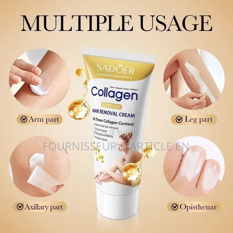 Crème Dépilatoire Au Collagène