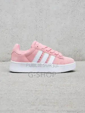 Sneakers Campus Rose-Noir