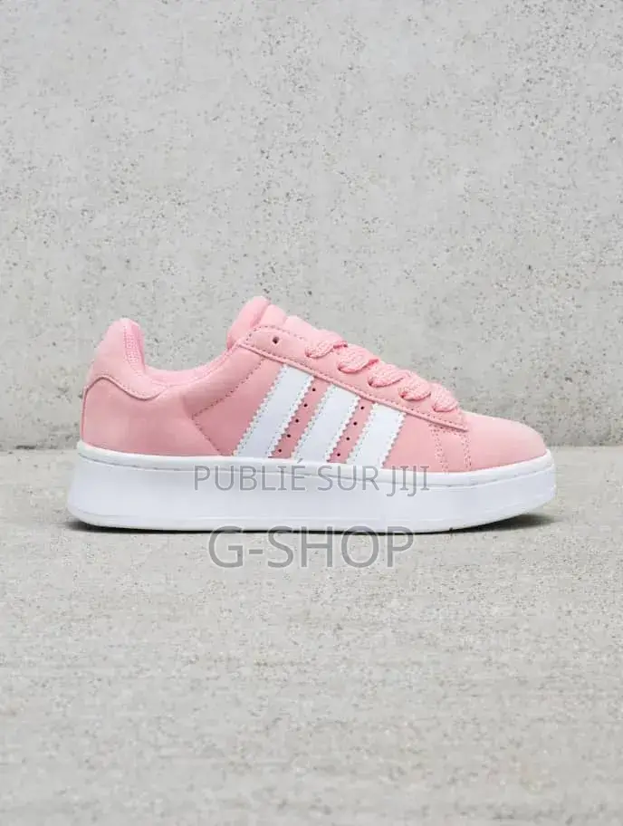 Sneakers Campus Rose-Noir