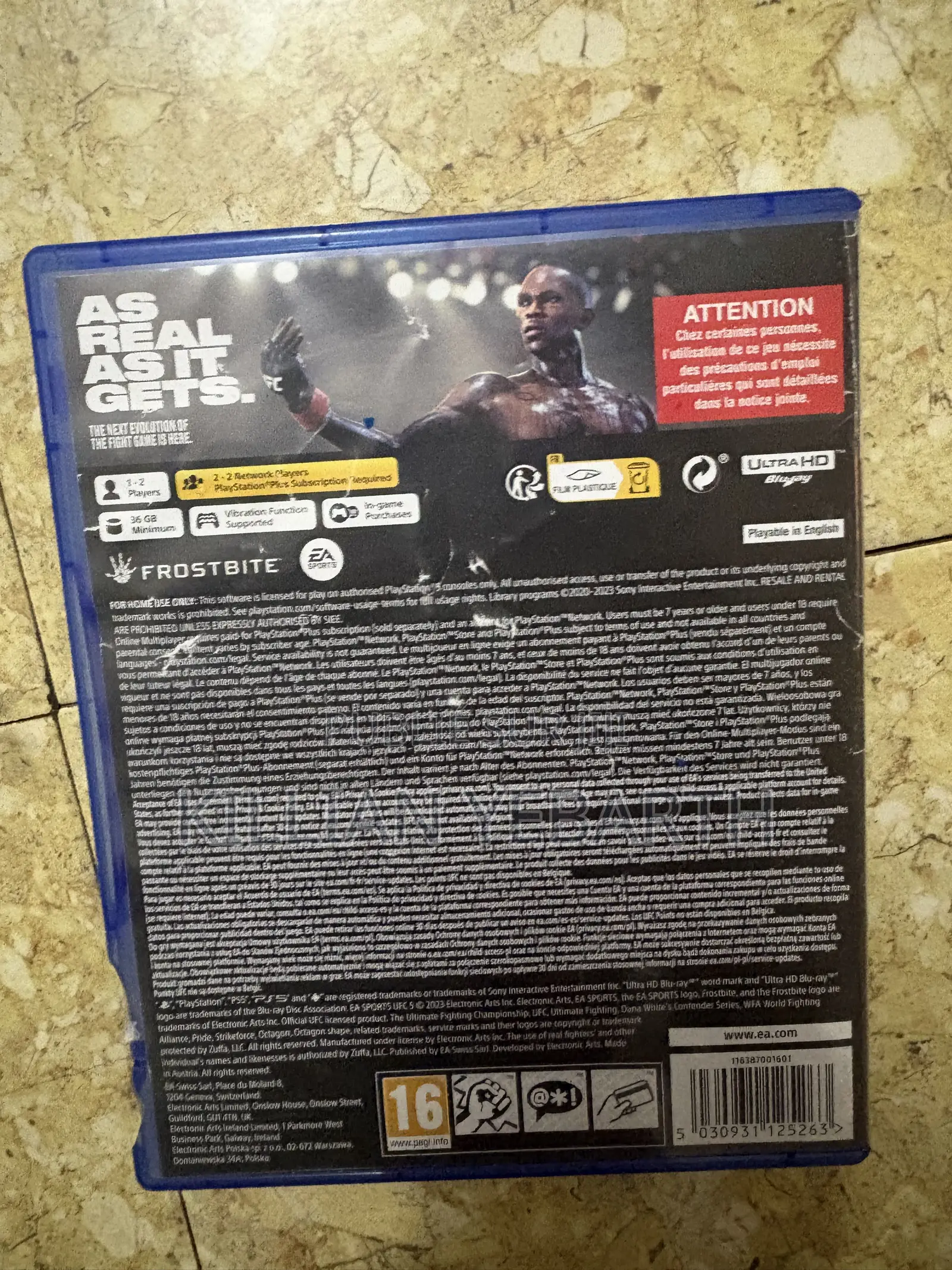 Ufc 5 Jeux De Ps5
