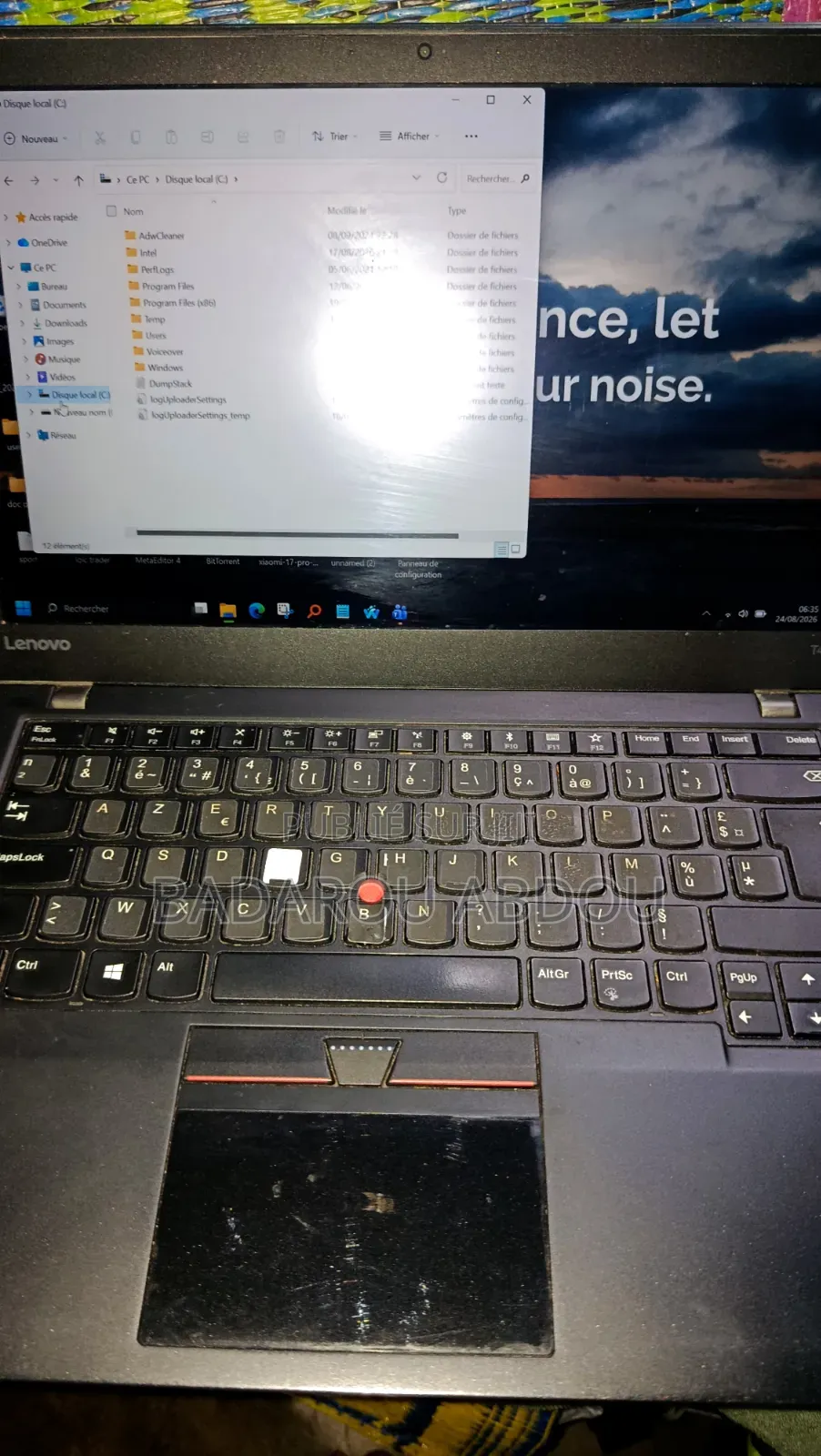 Ordinateur portable Lenovo ThinkPad T470 8GB Intel Core i5 SSD 256GB