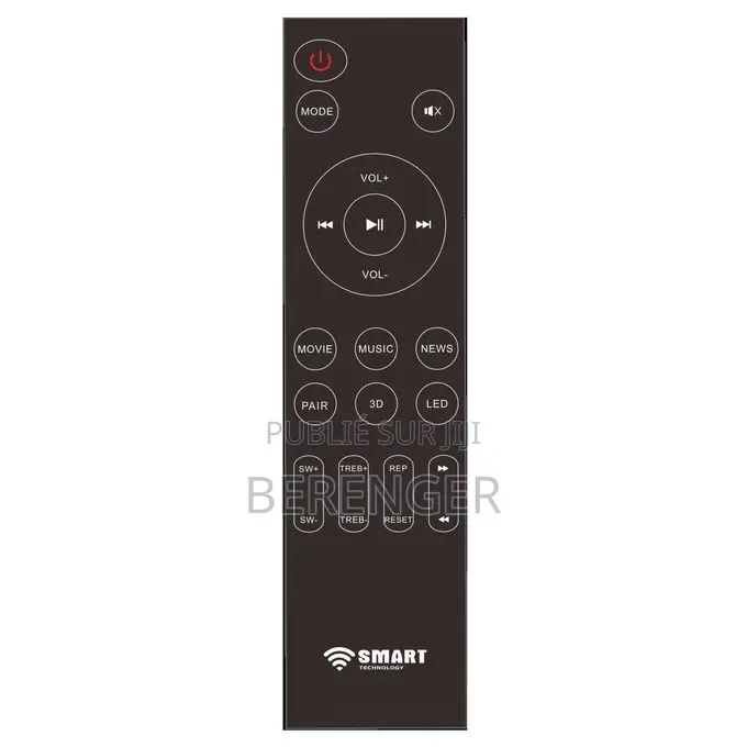 Barre De Son(4.1ch - 300W) - USB / Bluetooth / Entrée AUX / HDMI (ARC)