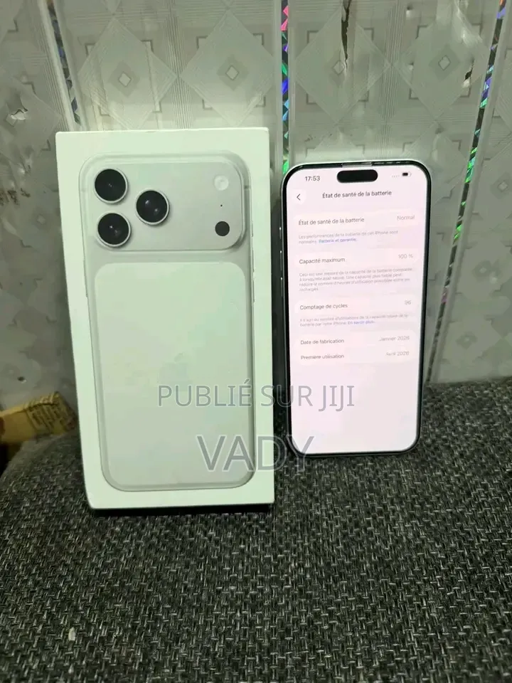 Nouveau Apple iPhone 17 Pro Max 512 GB Blanc
