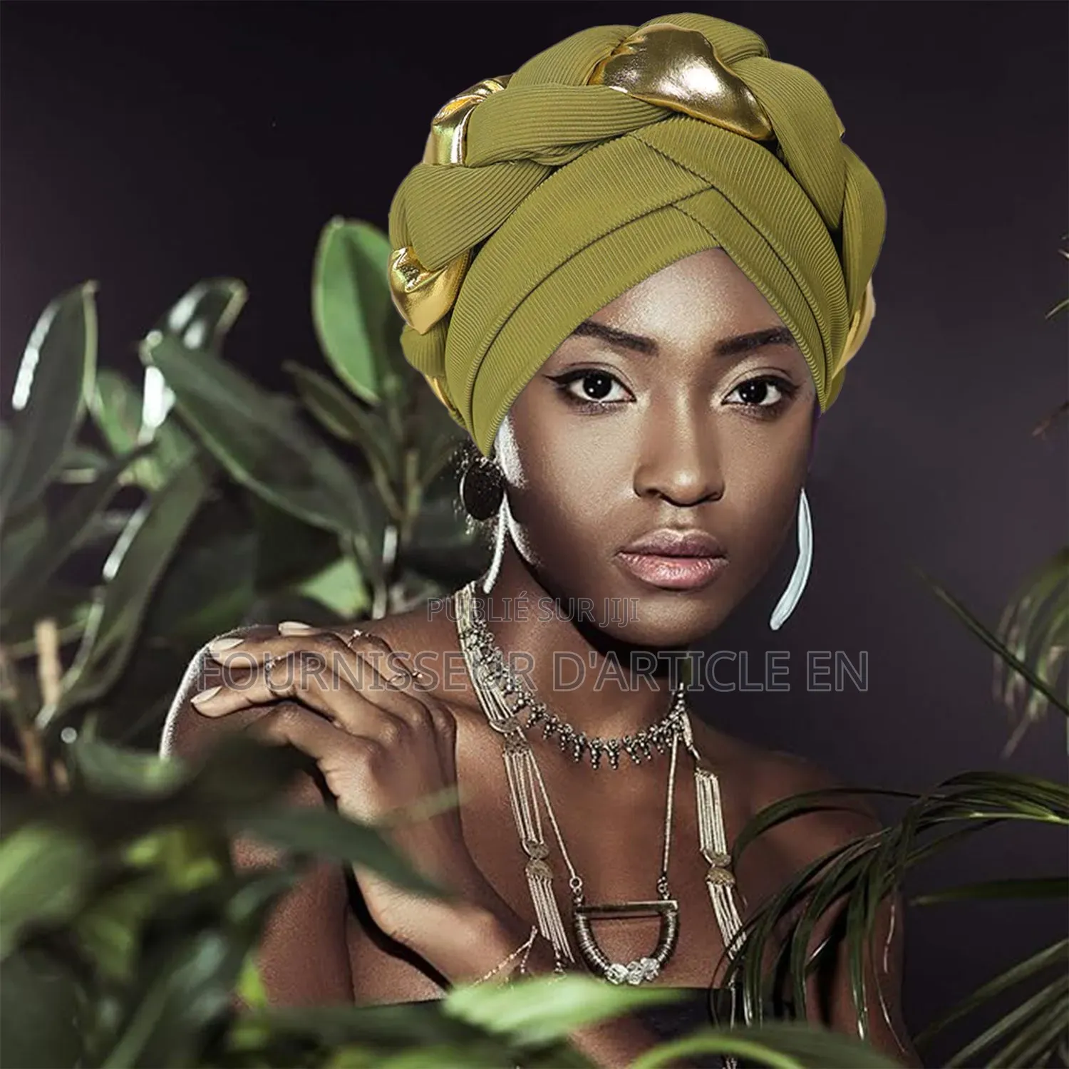 Nouveau Bonnet-Foulard Tressé