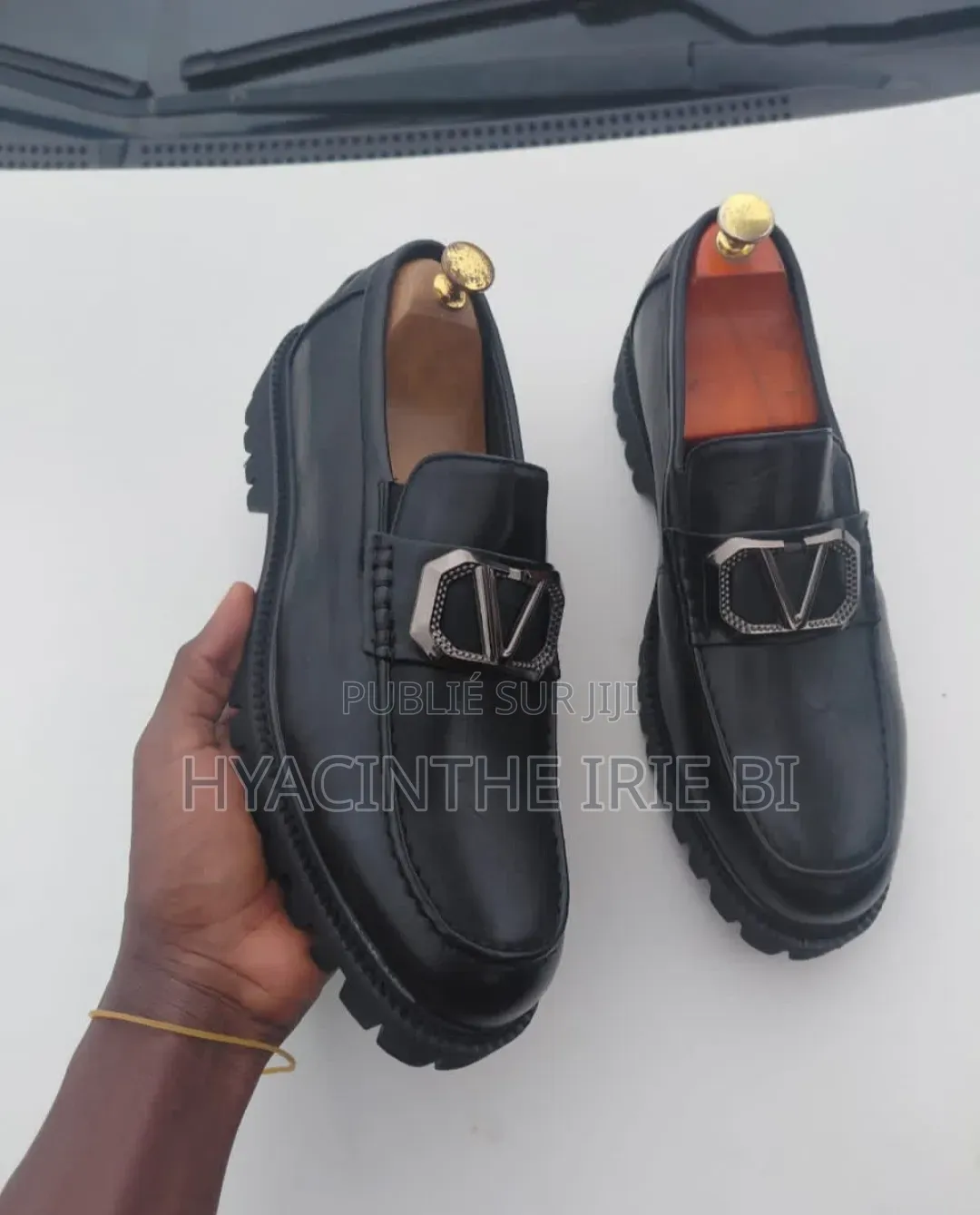 Valentino Mocassin Cuir Veritable Chaussure Citadine Responsable