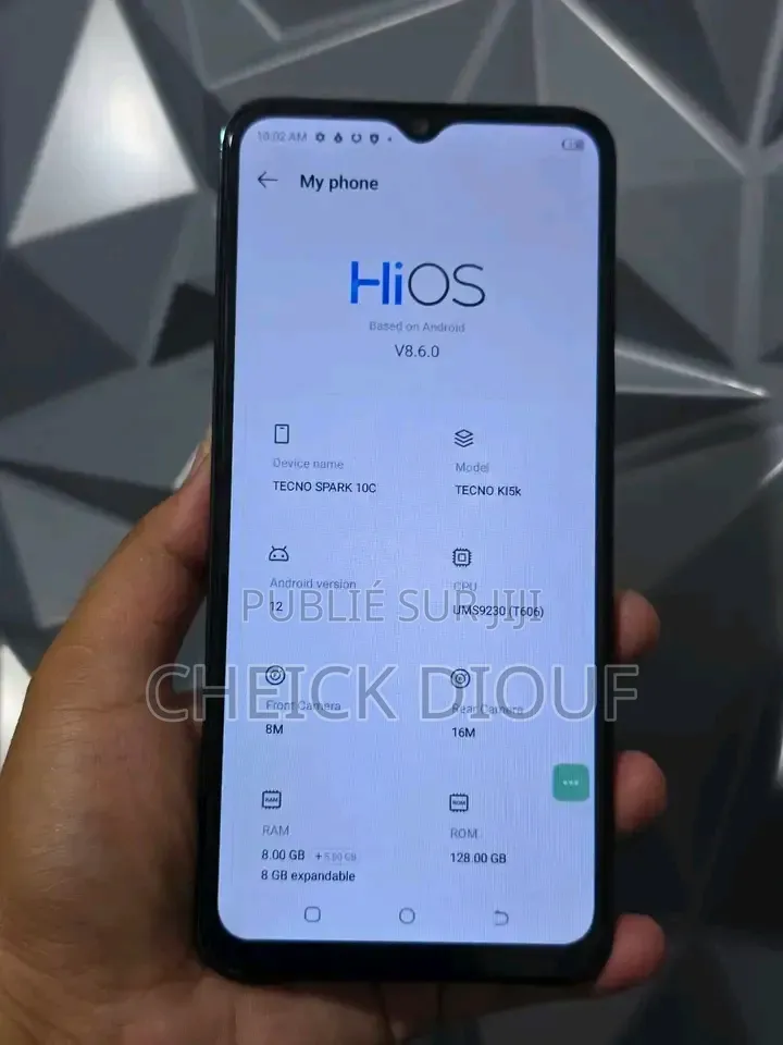 Tecno Spark 10C 128 GB Gris